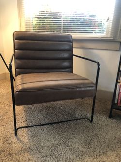 Brown Faux Leather Wayfair Armchair