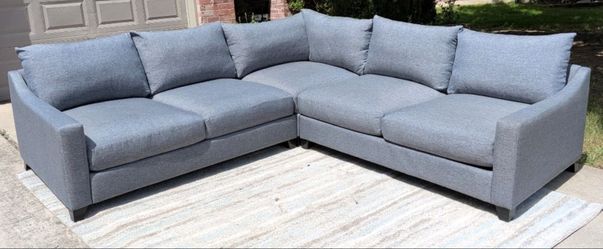 Grey L-Shaped Sectional Couch, DELIVERY AVAILABLE!!