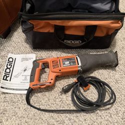Rigid R3001 11amp Reciprocating Saw with Bag