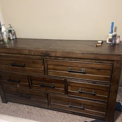 Solid Wood Dresser 