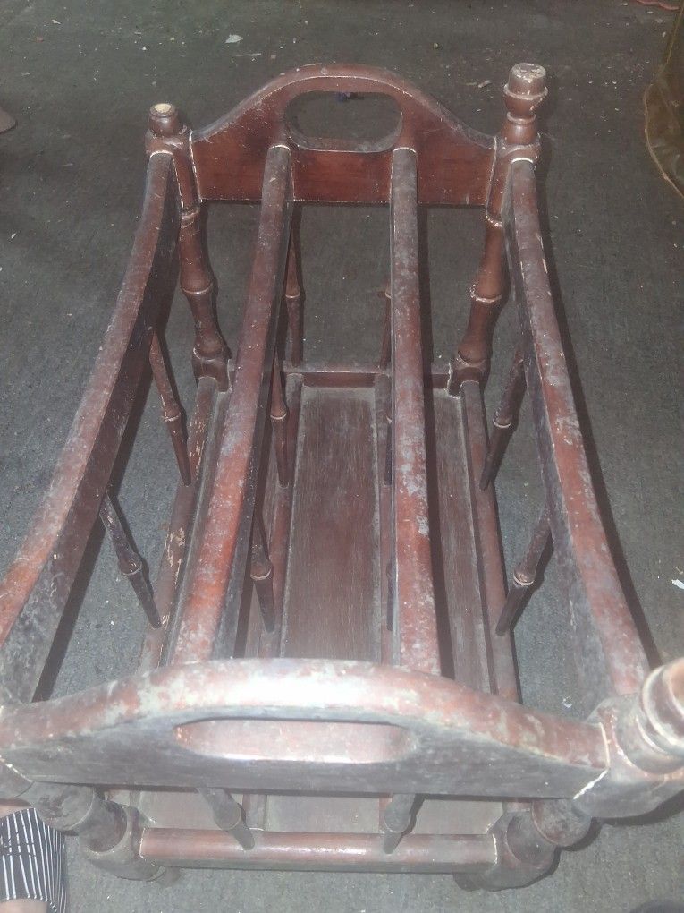 Antique Magazine Holder