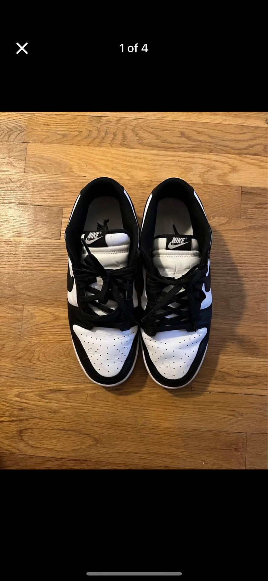 Nike dunks low Panda Size 11