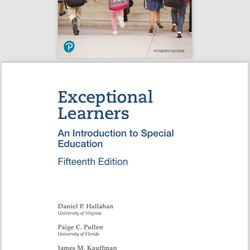 Exceptional Learners An Introduction To Special Education 15th Edition