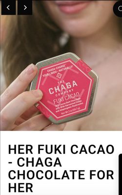 The Chaga Co. Fuki Cacao for Her! Brand New Tin!