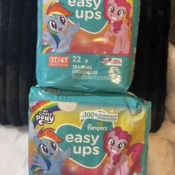 Pampers Easy Ups Training Pants Girls 3T-4T (30-40 lbs) - 22 count. 