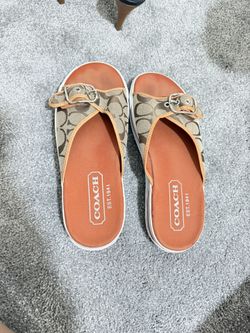 Coach Slide Sandals Women's Size 8