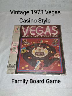 Vintage 1973 Vegas Casino Style Family Board Game In Excellent Condition (Is Complete Nothing Missing)