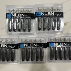 Set Of 5 NLBN 5” K-Tail Overkast