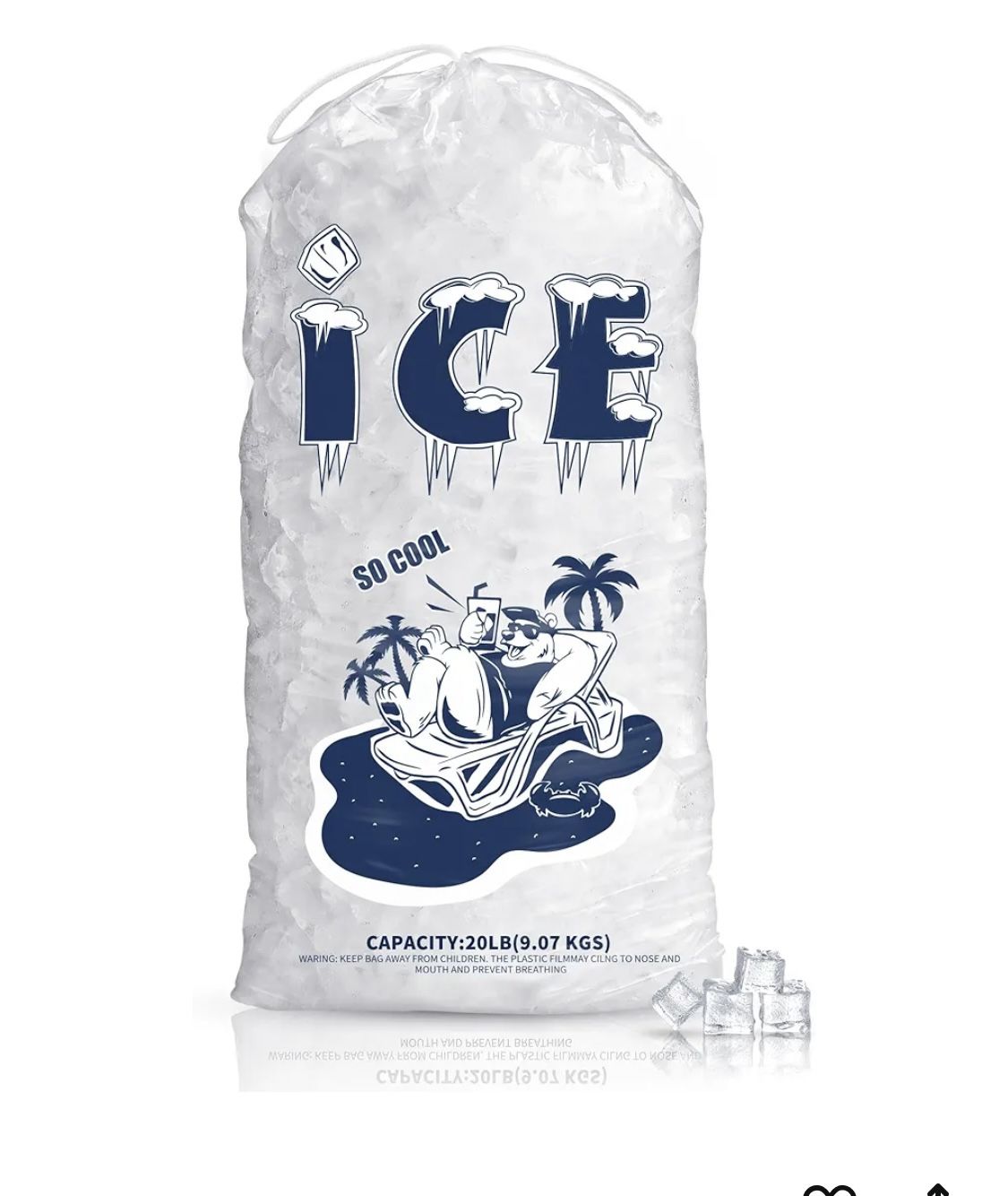 20 Pounds Bags Ice