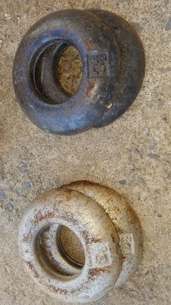 Vintage metal quoits