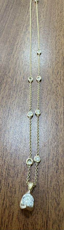 14kt Diamond Necklace 