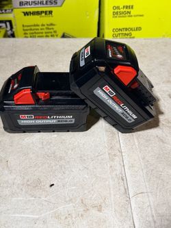 Milwaukee M18 18-Volt Lithium-Ion High Output Battery Pack 6.0Ah NEW $135 EACH $135