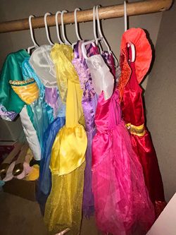 Toddler girls Disney princess dress up dresses￼