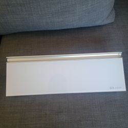 Desktop Glass Dry Erase Board - White, 18 x 6"