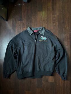 Supreme half zip