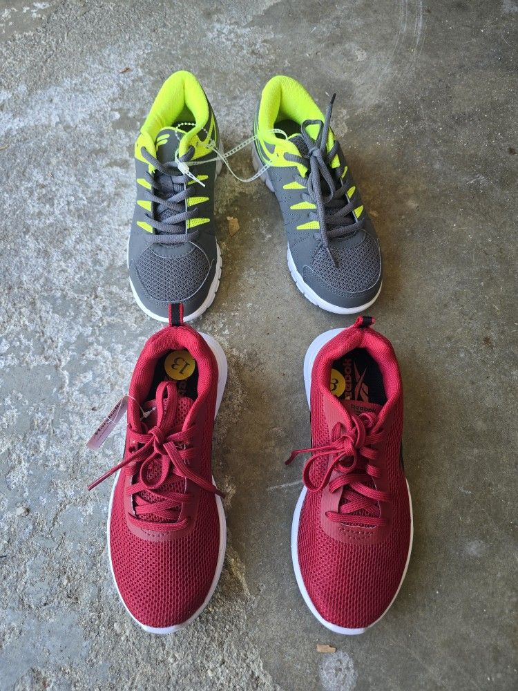 Two Pairs Of Shoes For Kids