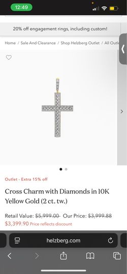 10k yellow gold 2ct natrual diamonds
