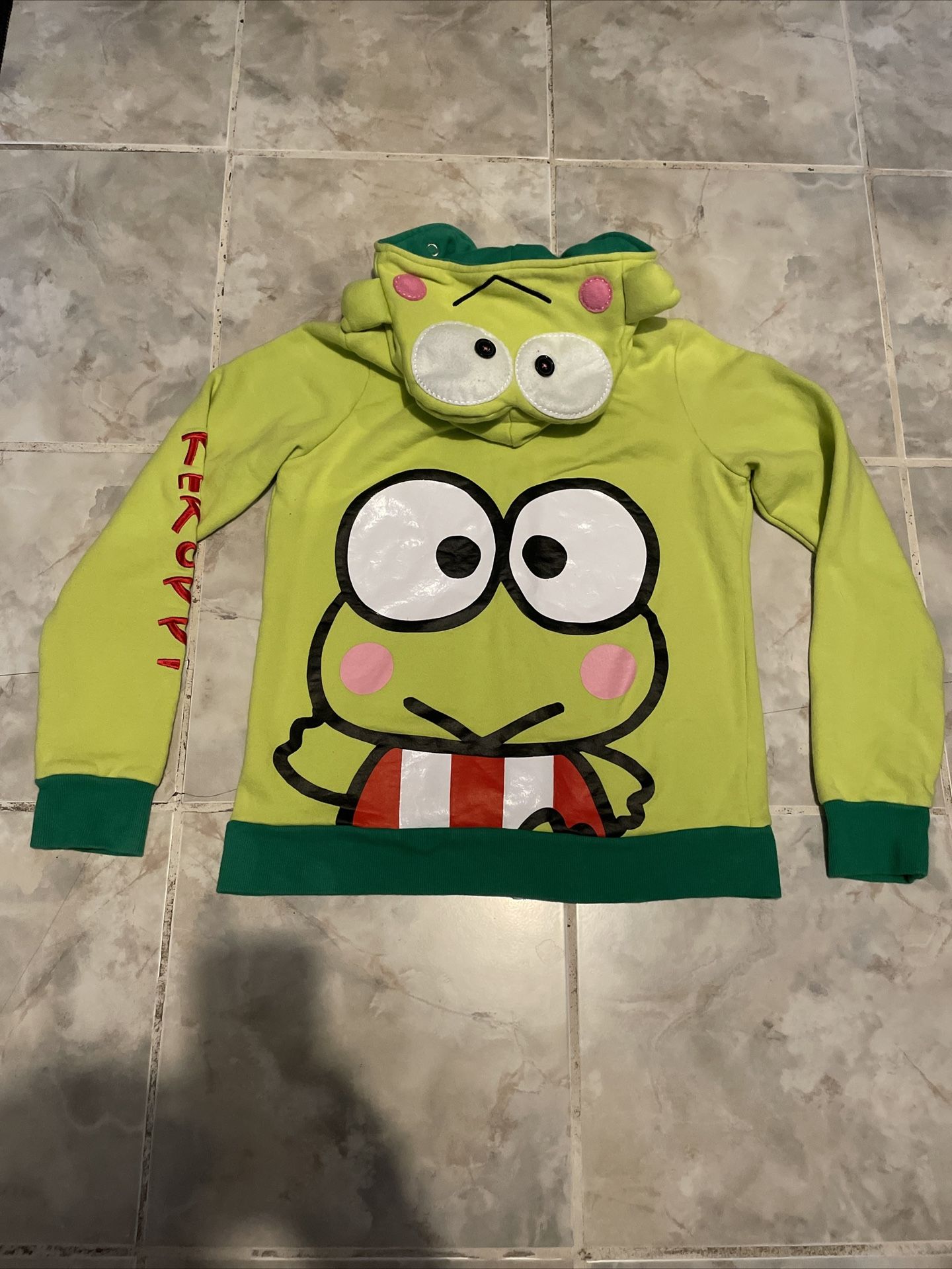 Hello Kitty Hoodsbee Convertible Plush Toy Hoodie Jacket Size L Karopi(RARE)