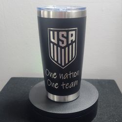 USA Insulated Tumbler 20 Oz Stainless Steel.