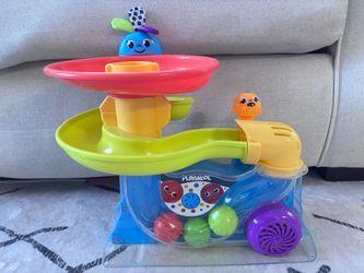 Spiral Ball Ramp Toy Playskool Busy Ball Popper Toy For Toddlers And Babies 9 Months And Up With 5 Balls