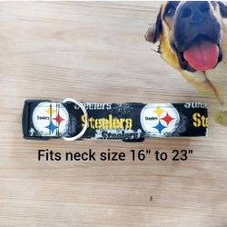 XL Dog Collar - Steelers
