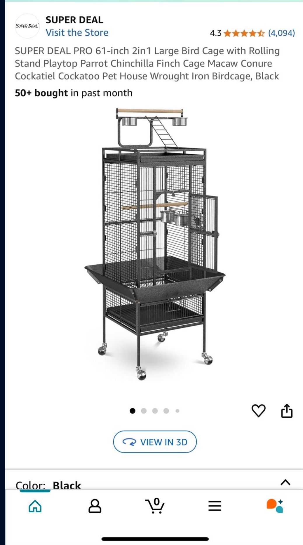 Cage For Conures