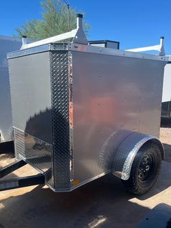 2026 enclosed cargo trailer 4’x6’