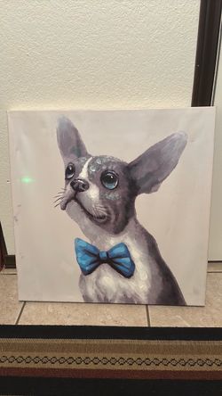 Dog Canvas Wall Art Painting