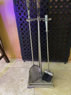 Stainless Steel Fireplace Tools