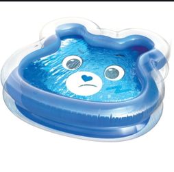 Blue Care Bear Inflatable Pool