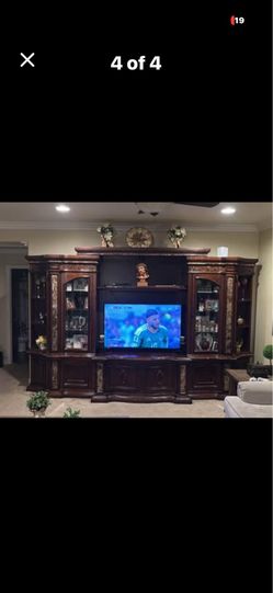 TV center custom real marble