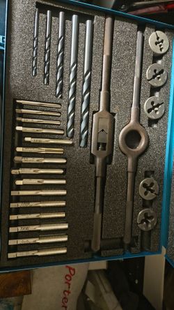 NOS Greenfield Threading 420367 Metric Tap Die & Drill Bit Set - Made in USA TRW