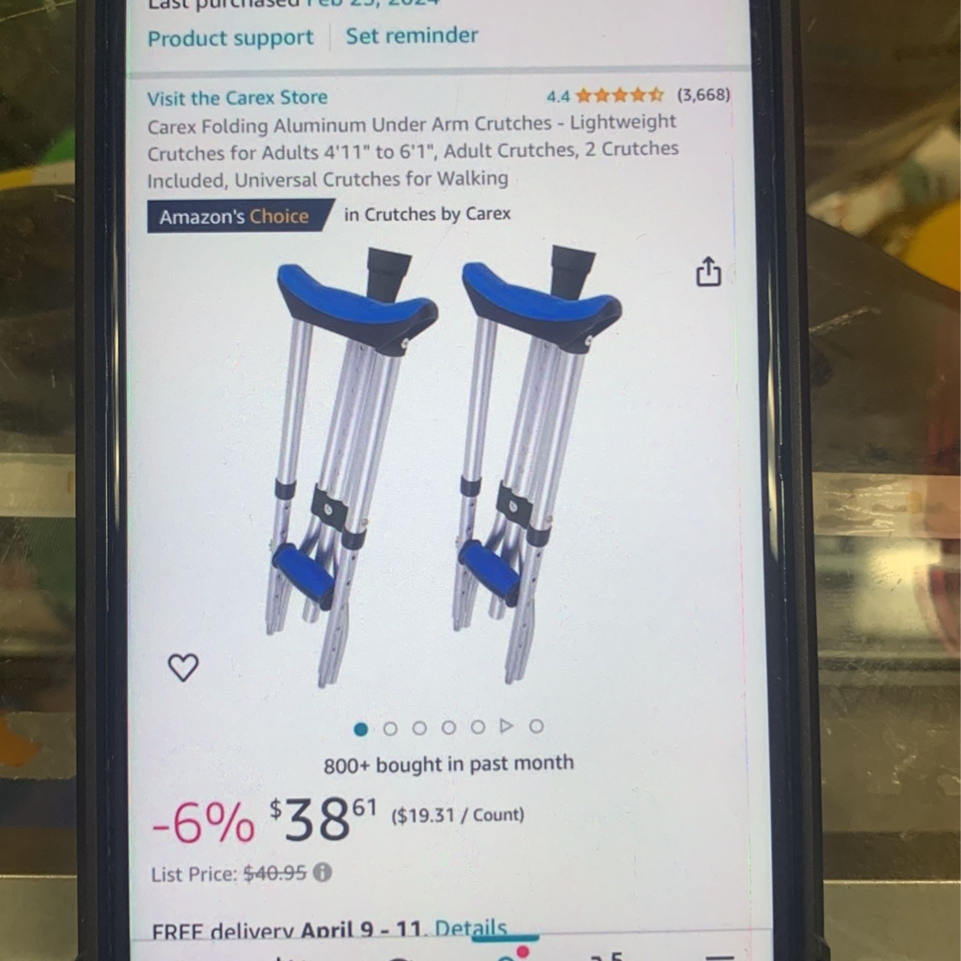 Folding Crutches