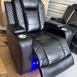 Brand New Power Redlining Theater Chairs