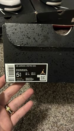Red Cement Jordan 4 GS