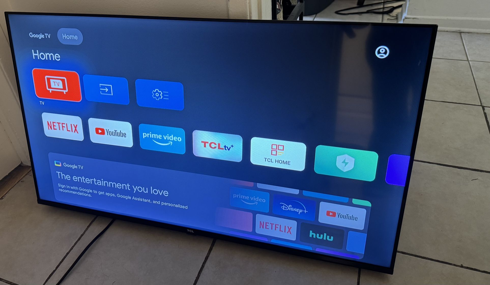 TCL 43” Smart TV