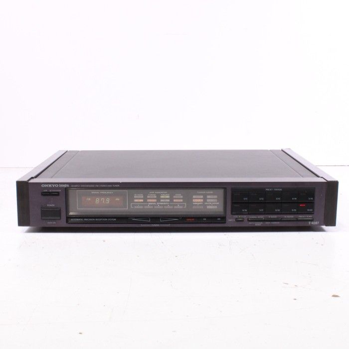 Onkyo T-4087 Synthesized Stereo Stereo/AM Tuner with Rack (1987-89)