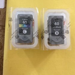 Cannon PG-40  Black And CL-41 Color Ink Set