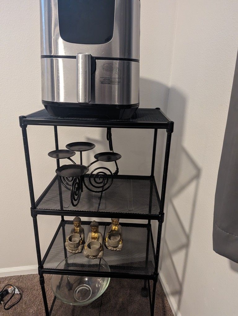 Moving Sale - Everything On Rack $20! Air Fryer, Candleholder, Buddha's, Crystal Bowl