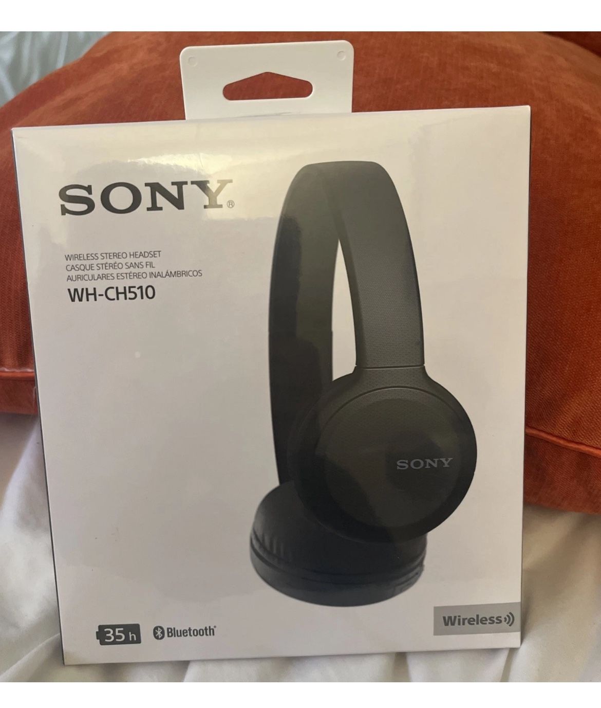 Sealed Sony Wireless-Bluetooth Hands-Free Calling  Headphones ( WH-CH 510 ) 
