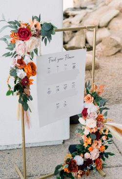 Wedding Welcome Sign /Seating Chart Stand