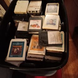 Hundreds Of 8 Track Tapes