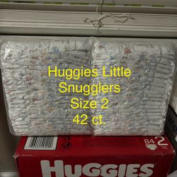 Huggies Little Snugglers Size 2 Diapers