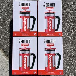 Supreme Bialetti French Press 8 Cup Coffee Brew Maker New SS24 Release Accessories