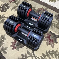 Two new adjustable dumbbells / weights (fitness and gym)