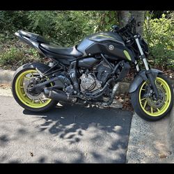 2018 Yamaha Mt-07
