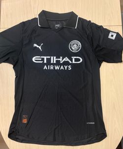 Man City 2024/25 "Definitely City" 4th Jersey - Blank (Size L - Player Version)