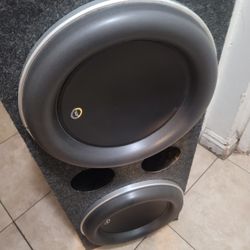 2 12w7 JL Audio Anniversary Edition With Ported Box