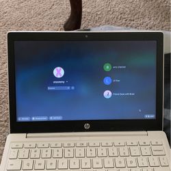 White Chrombook 