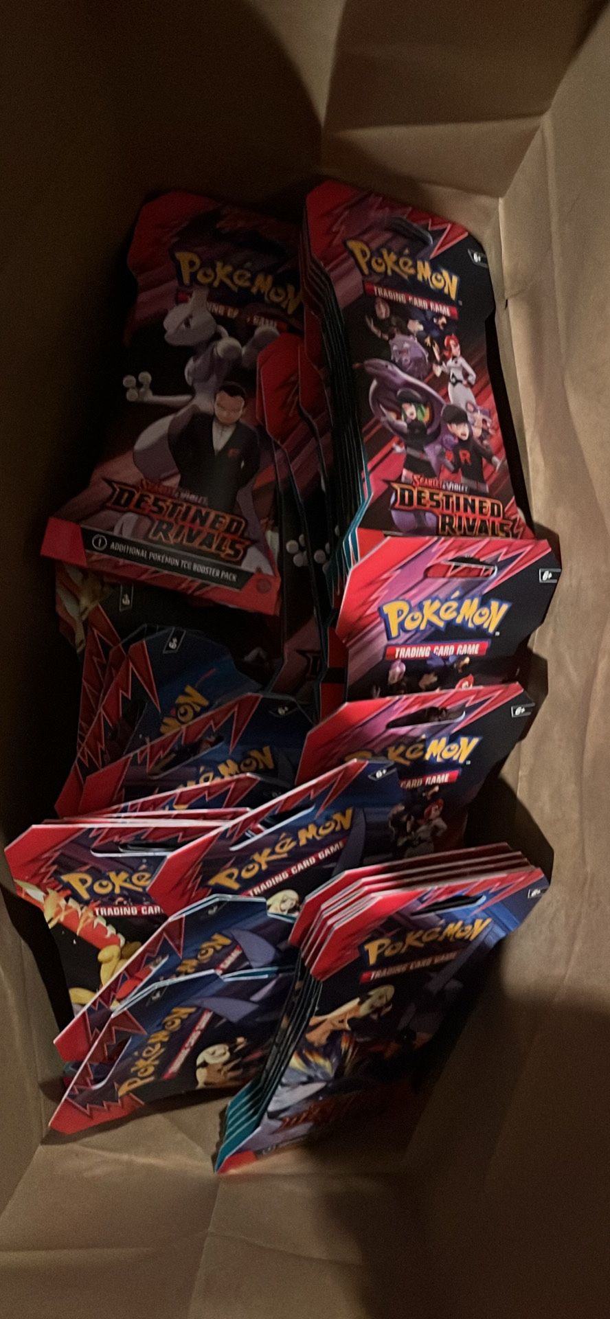 50 Pokemon Destined Rivals Sleeved Booster Packs OBO